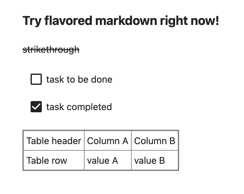 Nextcloud Talk flavored markdown
