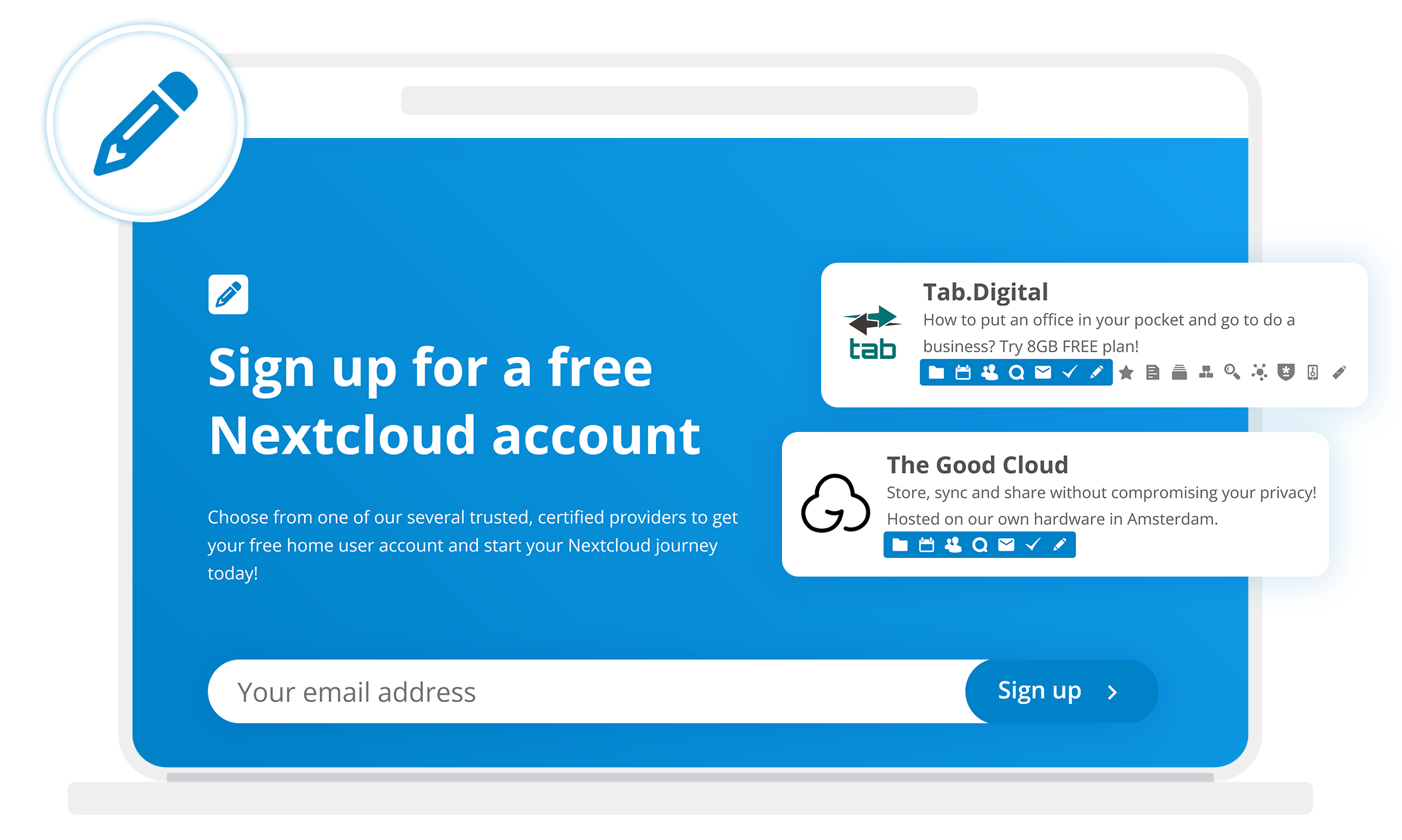 Nextcloud-Simple-Signup-program