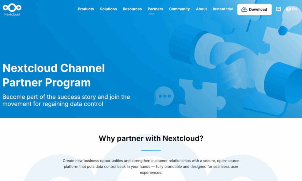 Nextcloud expands collaboration with partners by launching a newly designed partner program.
