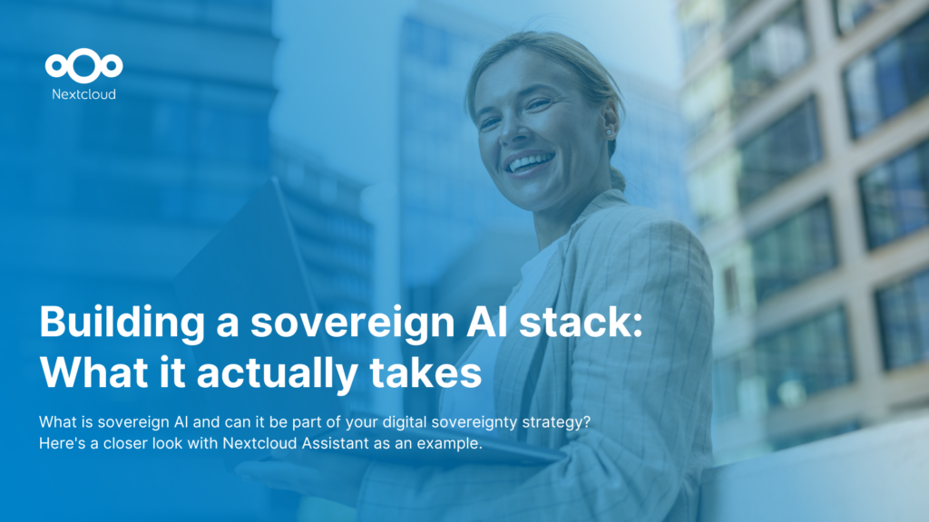 Building a sovereign AI stack - featured image