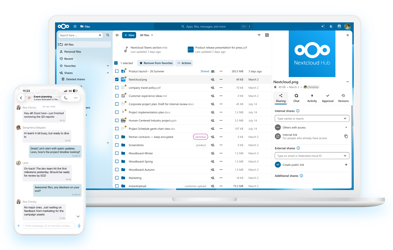 nextcloud-files-talk-hub26-summer-preview-full
